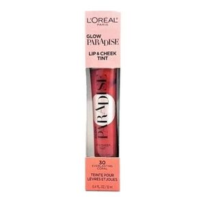 Loreal Glow Paradise Lip + Cheek Tint #30 Everlasting Coral NIB